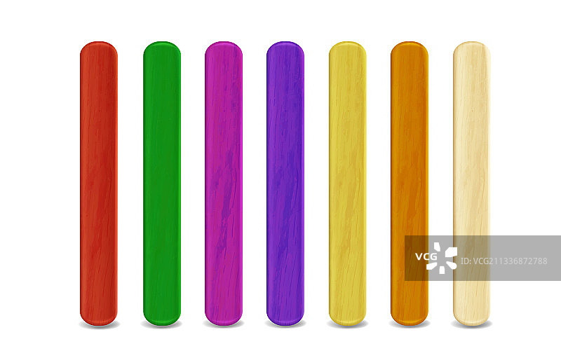 彩色冰棒棍图片素材