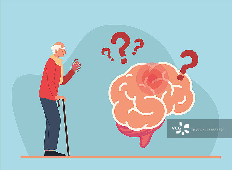 帕金森病脑部图片素材