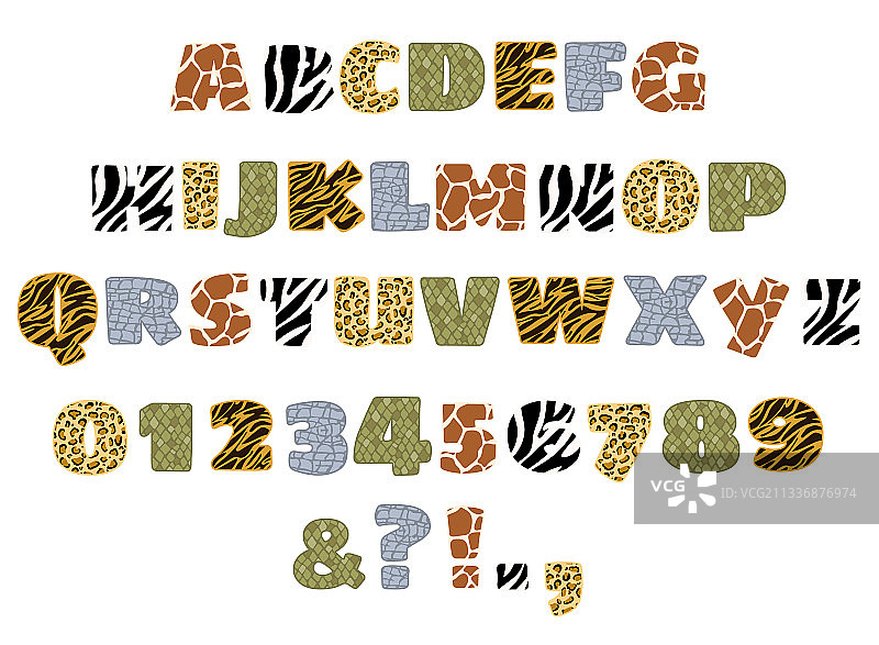 手绘字母和数字图片素材