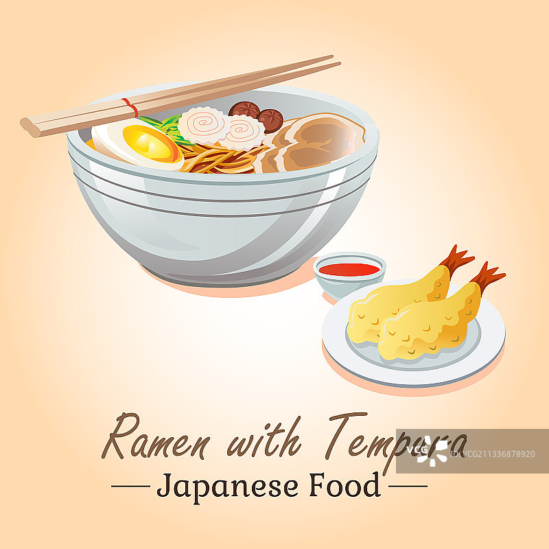 天妇罗拉面图片素材