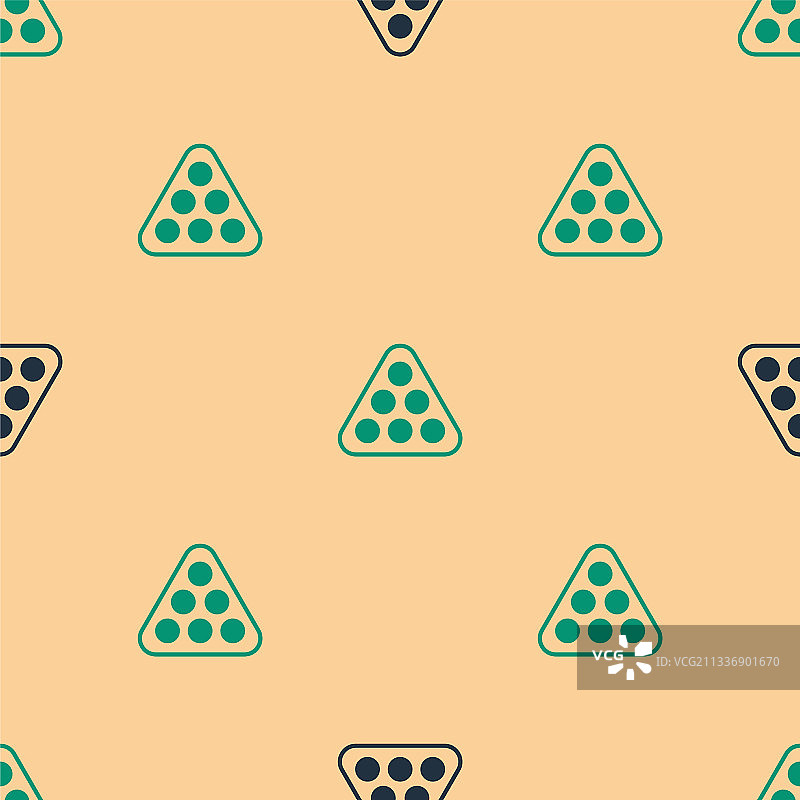 绿黑色台球三角球架图片素材