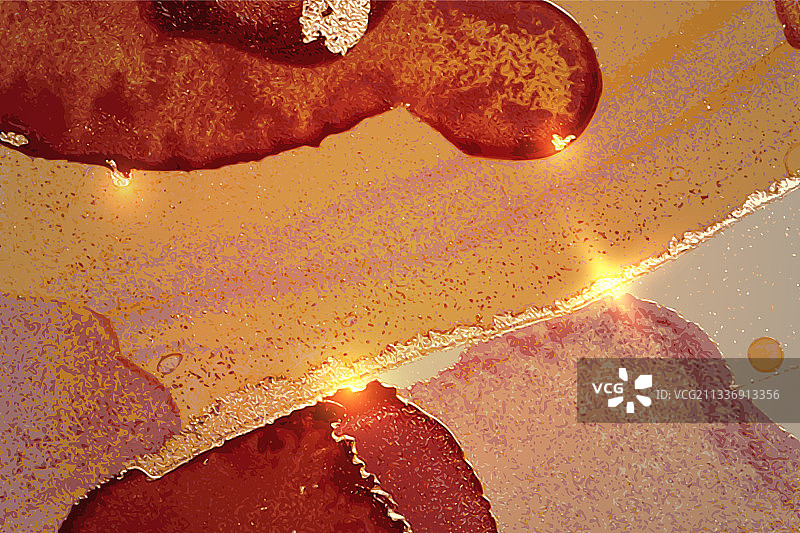 具有纹理的红橙色和金色图案图片素材
