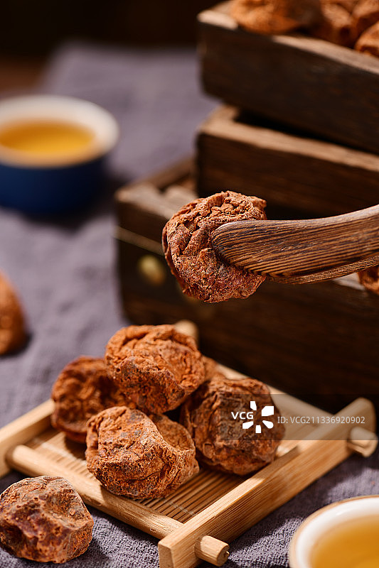 话梅与茶图片素材