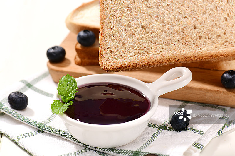 蓝莓酱图片素材
