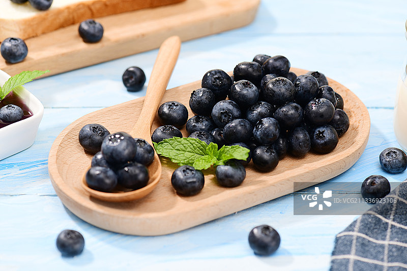 新鲜蓝莓图片素材