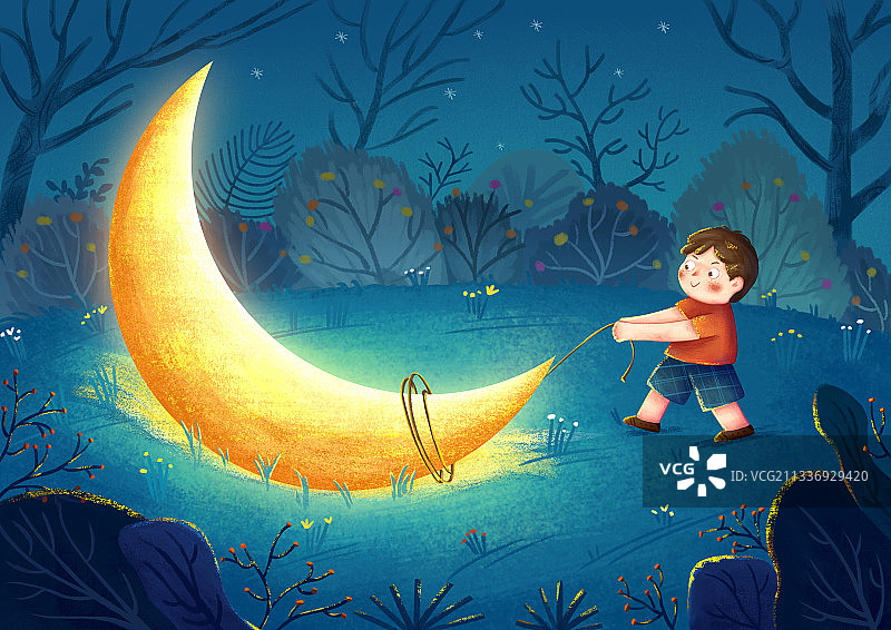 把月亮带回家图片素材