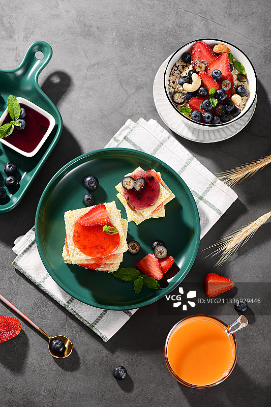 营养早餐图片素材