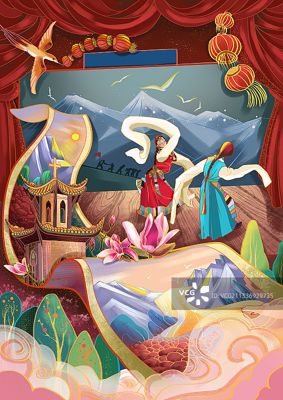 歌舞晚会图片素材