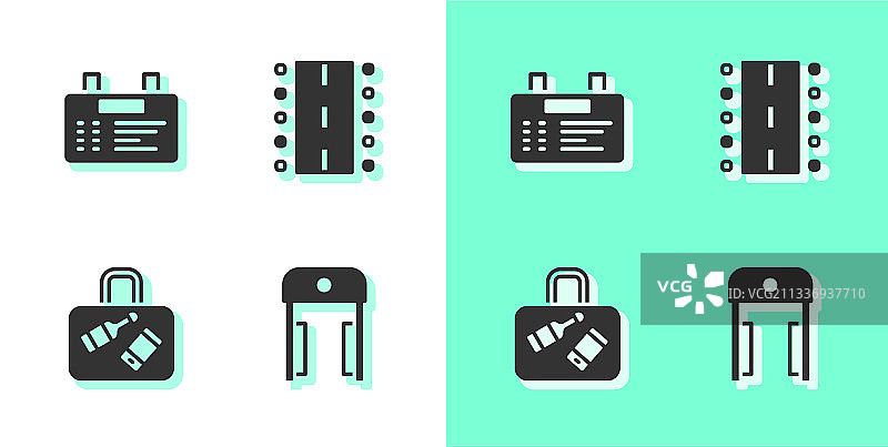 机场金属探测器图片素材