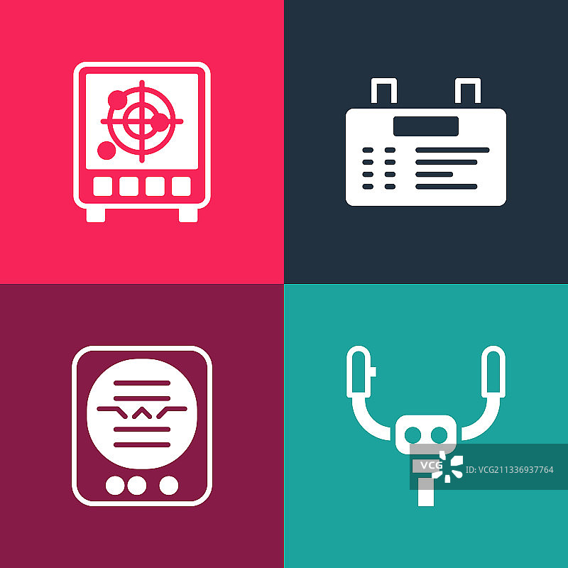 波普艺术风格飞机方向舵图片素材