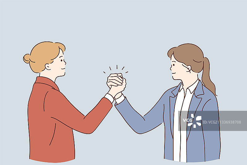 握手商业合作协议图片素材