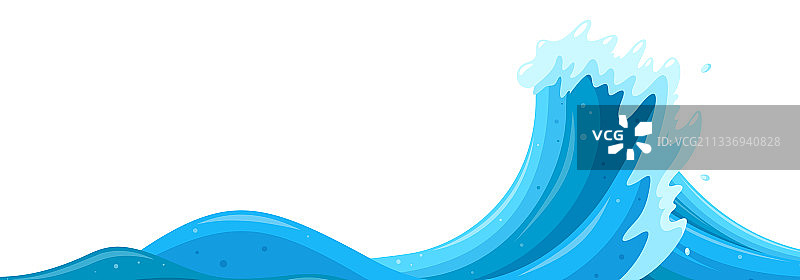 海啸巨浪图片素材
