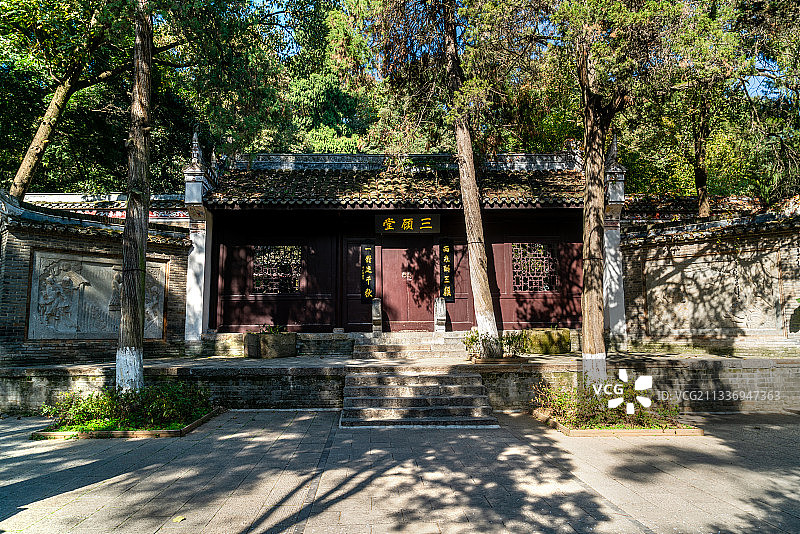 古隆中三顾堂图片素材