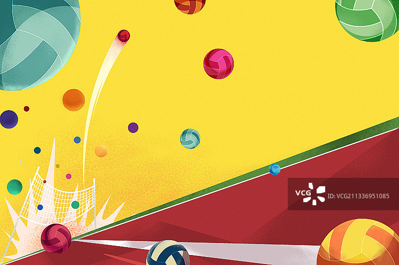 排球场地图片素材