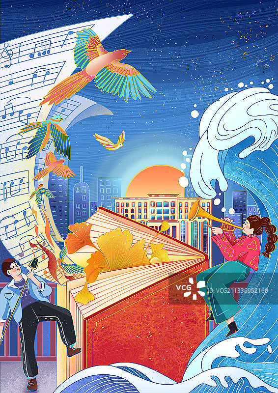 绽放青春图片素材