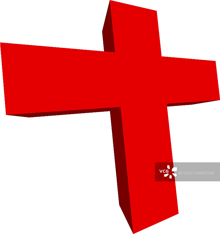 十字符号标志和基督教十字架图标图片素材