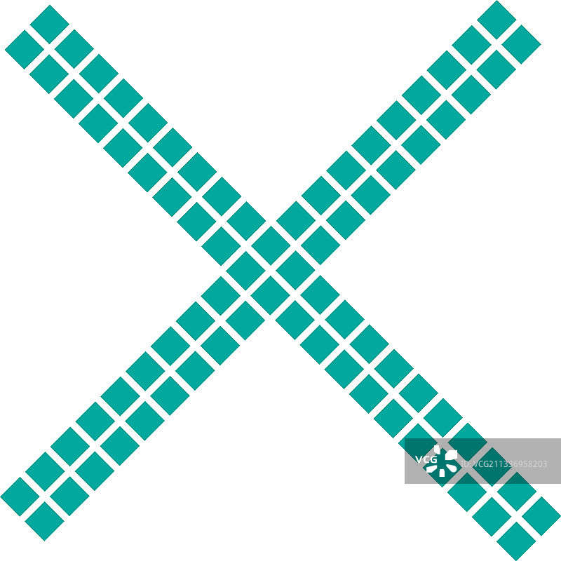 十字标志符号字母X图形图片素材