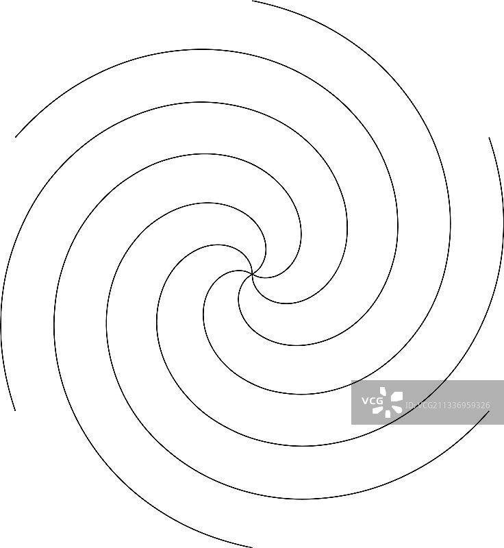 带有螺旋涡流的径向辐射线图片素材