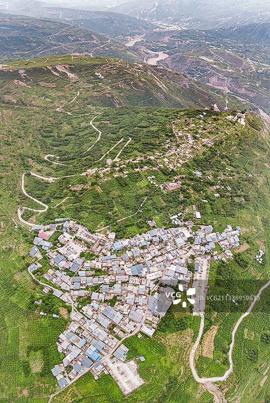 汶川萝卜寨图片素材