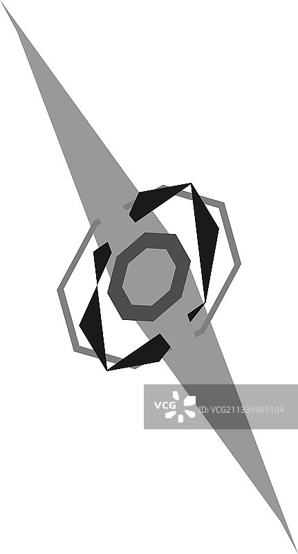 尖锐的几何抽象设计元素图片素材