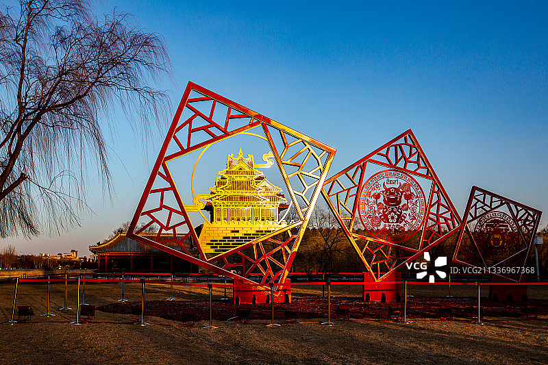 北海公园、故宫、中山公园图片素材