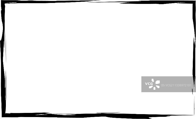 邋遢的矩形边框边框牌匾轮廓图片素材