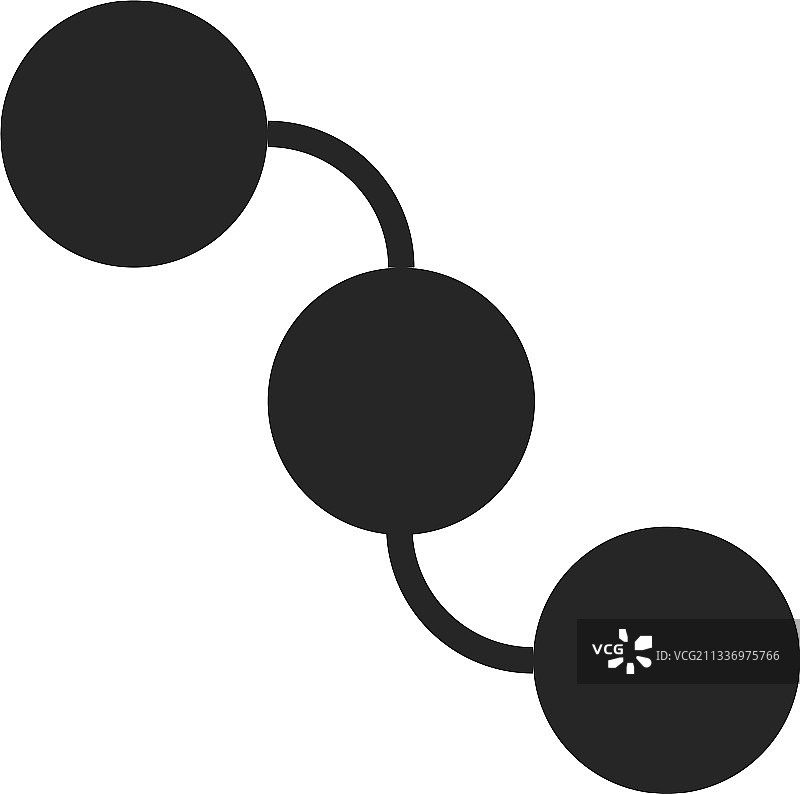 互连节点圆形连接图片素材