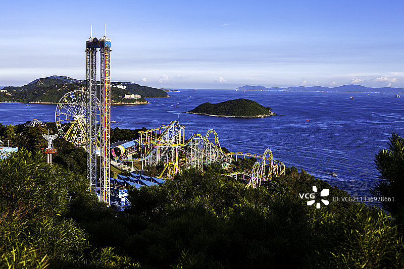 香港海洋迪斯尼风光图片素材