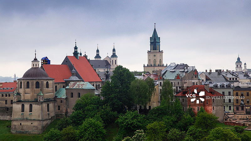 波兰卢林市区图片素材