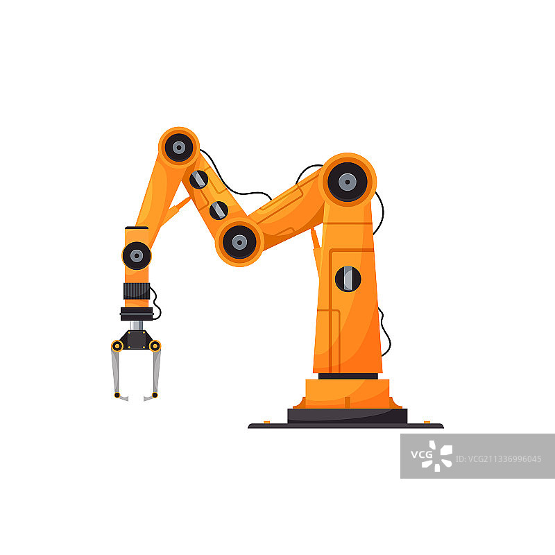 工厂自动化独立机械臂设备图片素材