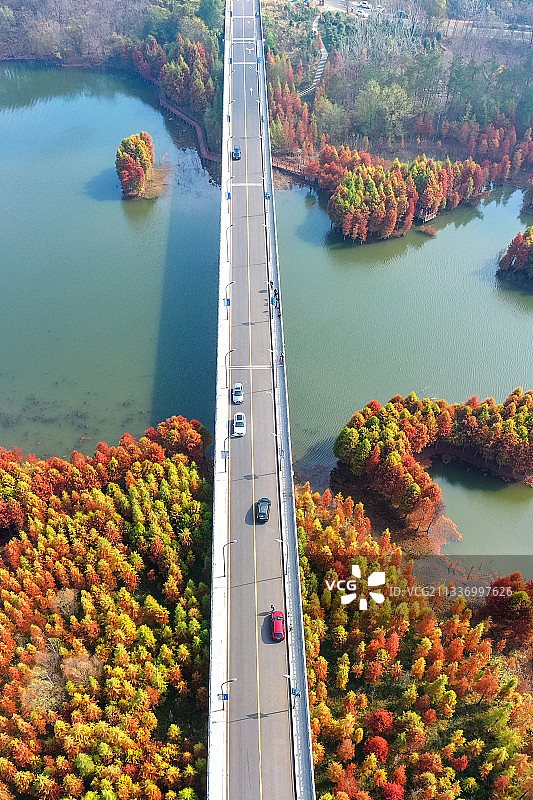 江苏盱眙天泉湖航拍图片素材