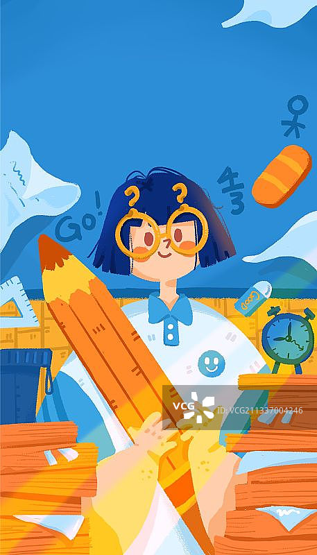 高考进行时图片素材