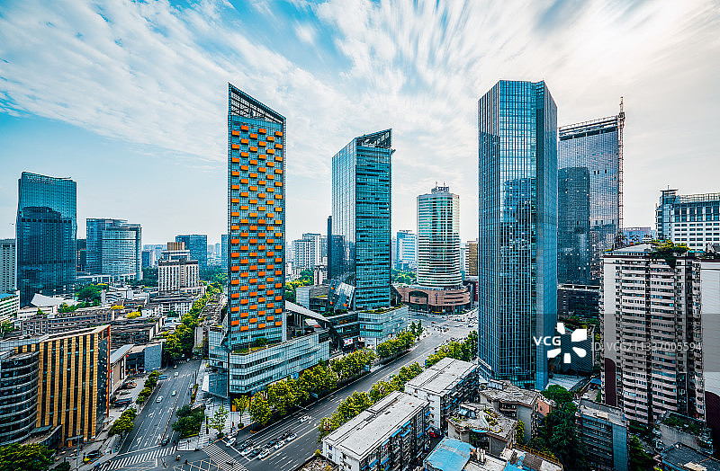 成都仁恒置地三剑客图片素材