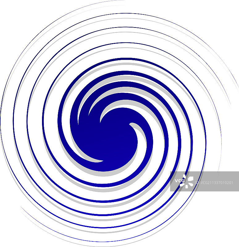 放射状螺旋涡旋元素形状图片素材