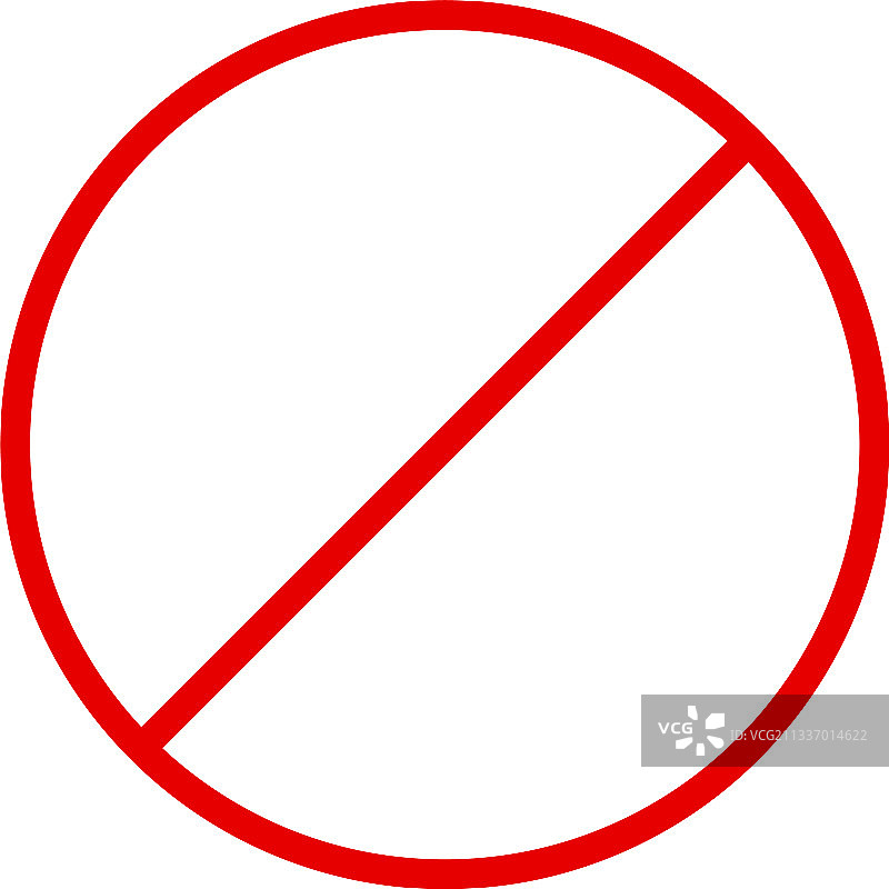 禁止通行标志图片素材