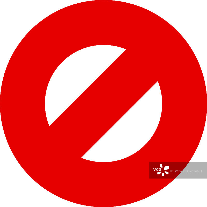 禁止通行标志图片素材