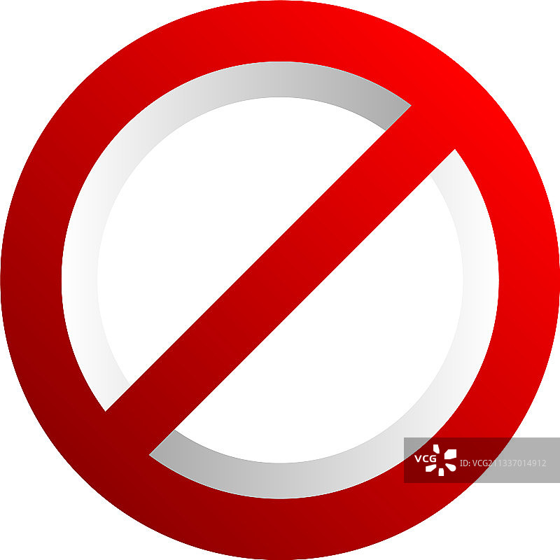 禁止通行标志图片素材