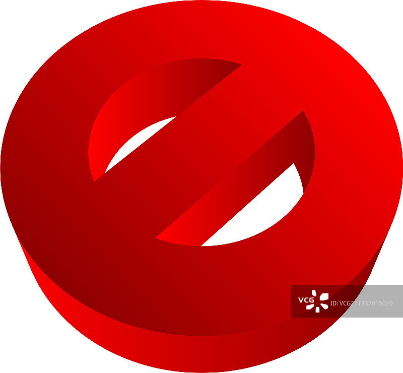 禁止通行标志图片素材