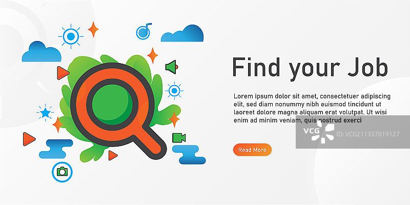 搜索着陆页模板创意网站图片素材