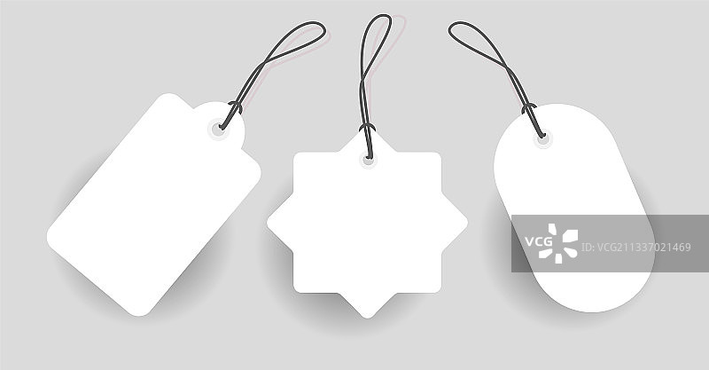 红色空白价格标签设计图片素材