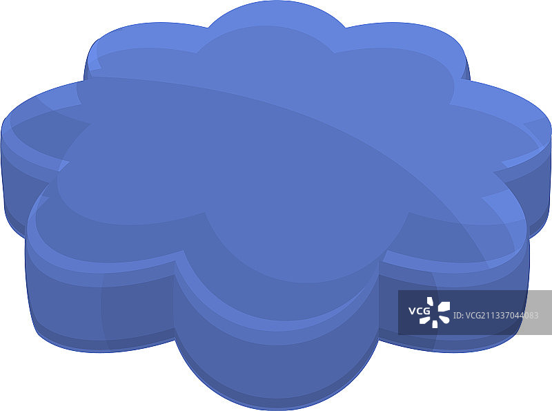 卡通风格的甜点模具图标图片素材