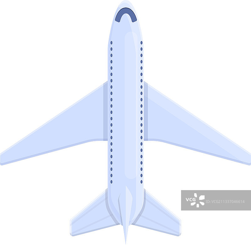 卡通风格的客运航空公司图标图片素材