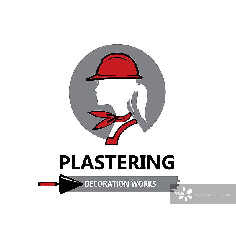 女泥瓦匠图标图片素材