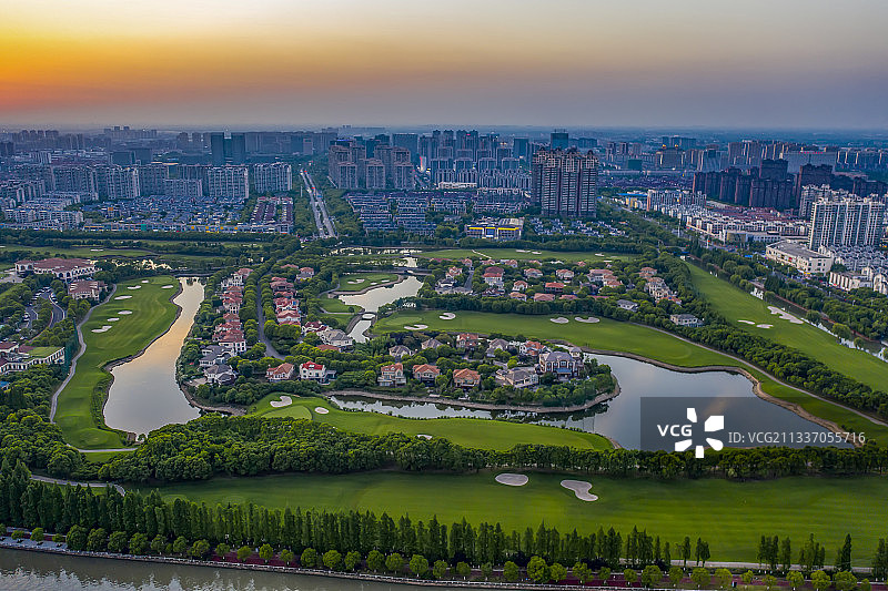 苏州新东海高尔夫练习场图片素材