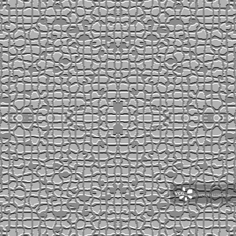 装饰复古3D浮雕无缝图案图片素材
