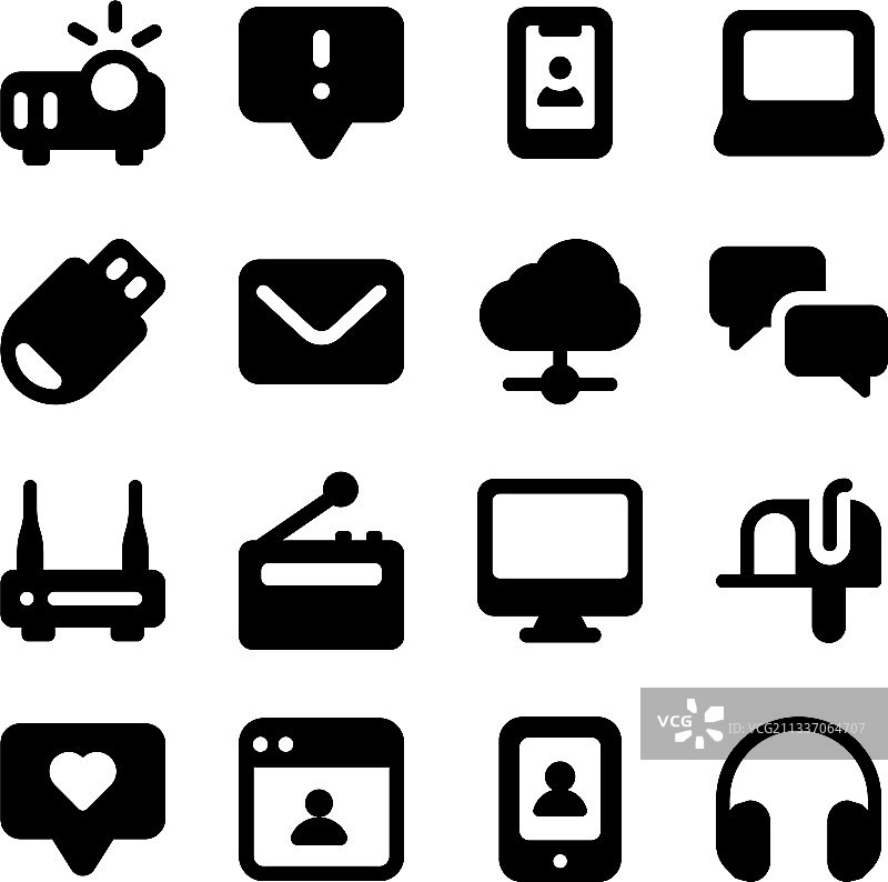 科技设备实体图标包图片素材