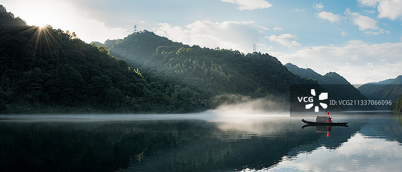 东江湖漂流 郴州图片素材