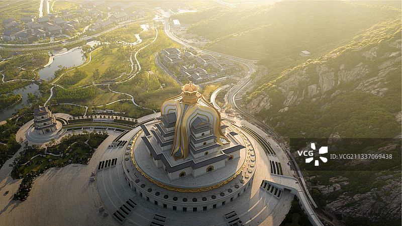 日落观音圣坛图片素材