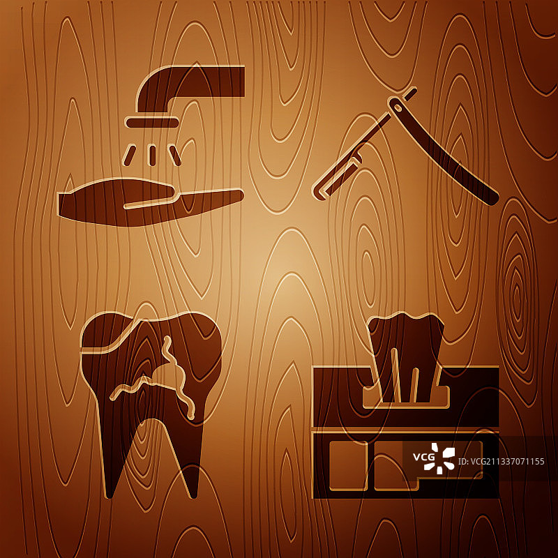 湿纸巾套装：肥皂洗手，破损图片素材