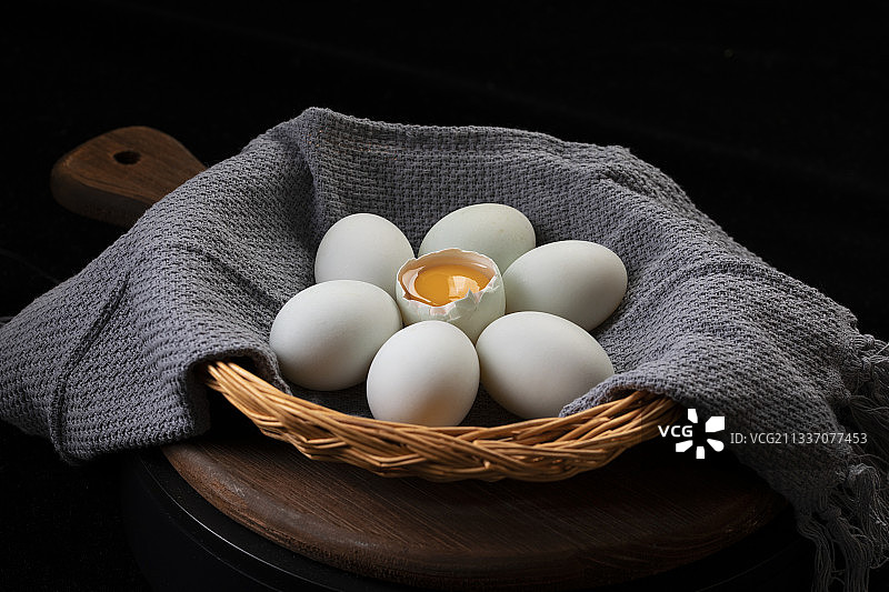 农家生态鸭蛋图片素材
